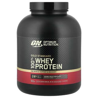 Optimum Nutrition, 金標準® 全乳清蛋白,雙重濃鬱巧克力味,5.05 磅(2.29 千克)