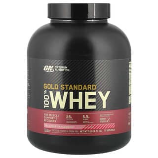 Optimum Nutrition, Gold Standard 全乳清蛋白,美味草莓味,5 磅(2.27 千克)