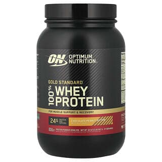 Optimum Nutrition, 金標準全乳清蛋白,巧克力花生醬味,2 磅(907 克)