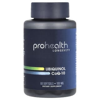 ProHealth Longevity, 泛醇輔酶 Q-10,100 毫克,60 粒軟膠囊