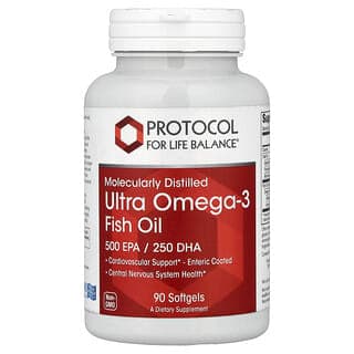 Protocol for Life Balance, 分子蒸餾超級 Omega-3 魚油,90 粒軟凝膠