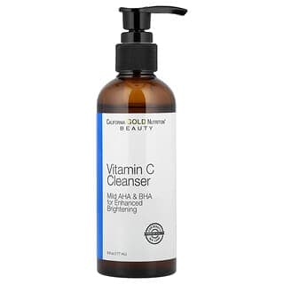 California Gold Nutrition, 維生素 C 潔面乳,加強提亮凝膠潔面乳,6 液量盎司(177 毫升)