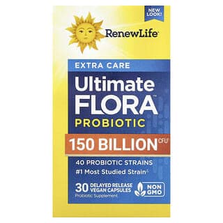 Renew Life, 特強護理,Ultimate Flora™ 益生菌,30 粒緩釋全素膠囊