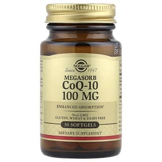 Solgar, 高吸收輔酶 Q-10,100 毫克,30 粒軟膠囊