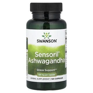 Swanson Vitamins, Sensoril® 南非醉茄,125 毫克,120 粒膠囊