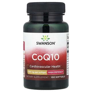 Swanson, 輔酶 Q10,優效,100 毫克,100 粒軟膠囊