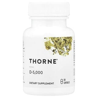 Thorne, D-5,000,60 粒膠囊(每粒膠囊 125 微克)