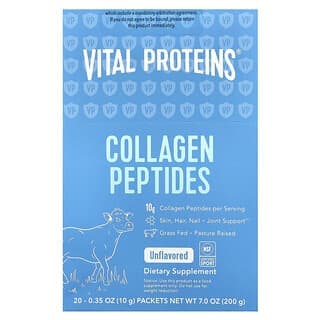 Vital Proteins, 膠原肽,原味,20 包,每包 0.35 盎司(10 克)