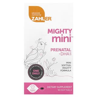 Zahler, Mighty Mini™ 產前 + DHA,90 粒軟膠囊
